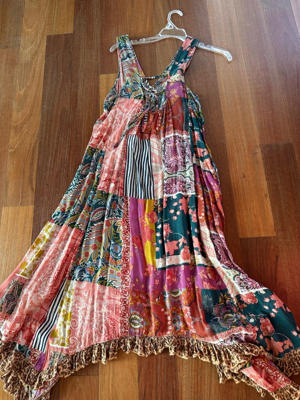 Anthropologie Multicolor Floral Paisley Maxi Dress - Picture 7 of 9